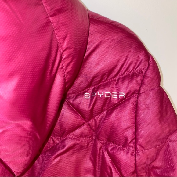 Spyder synthetic down filled hooded jacket size xs - Picture 3 of 4